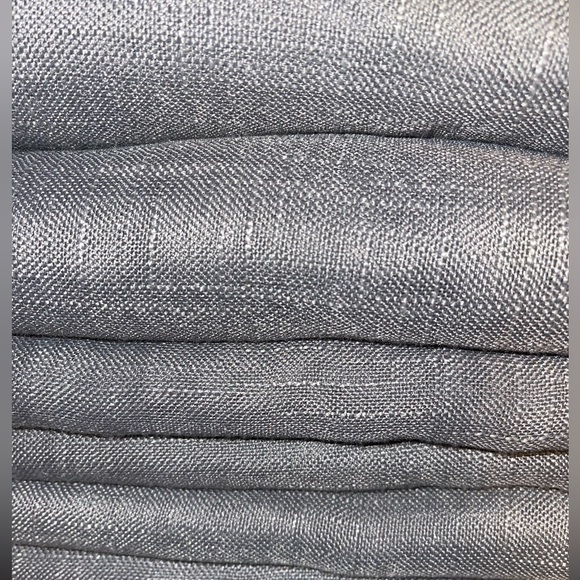 Semi Sheer Linen Grey Curtains (2 panels) - Picture 5 of 12